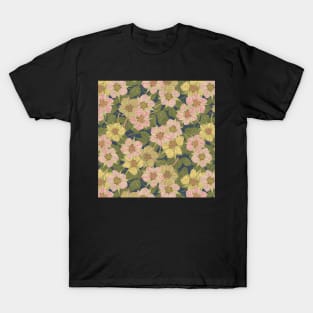 Strawberry Flowers (dark) T-Shirt